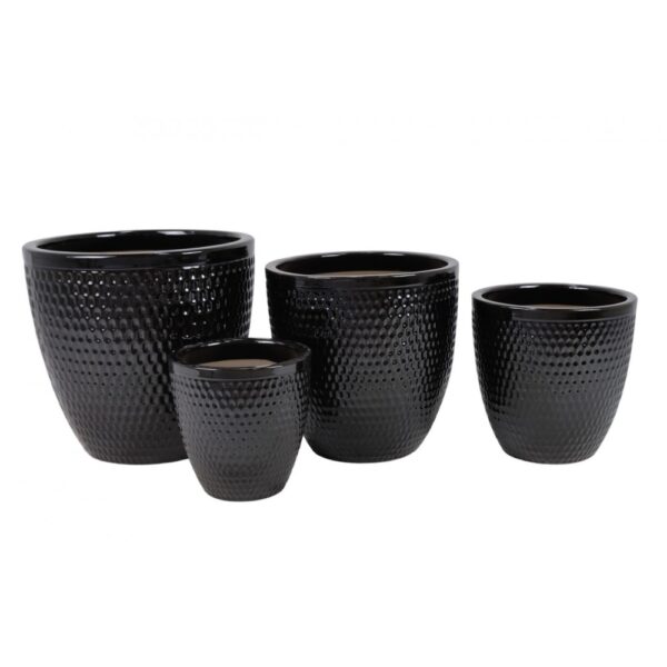 MP2975-BK TOLEDO PLANTER SET OF 4