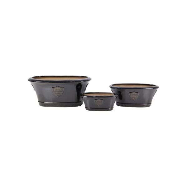 MP9166-BK BOTANIC OVAL PLANTER SET OF 3