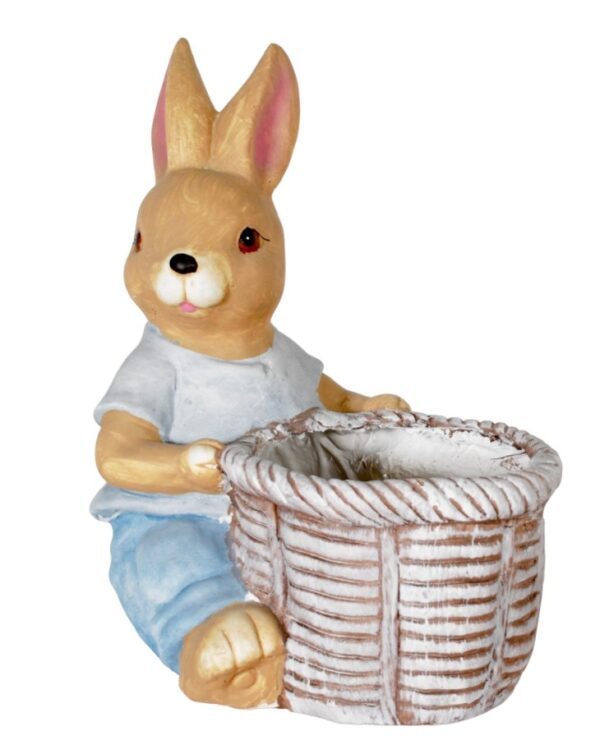 QQ2103-MX RABBIT SITTING PLANTER SOLD IN OUTERS OF 2