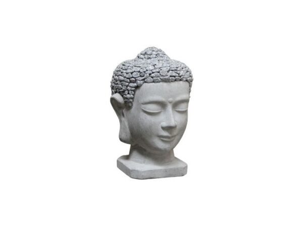 8669976-GY BUDDHA HEAD ORNAMENT
